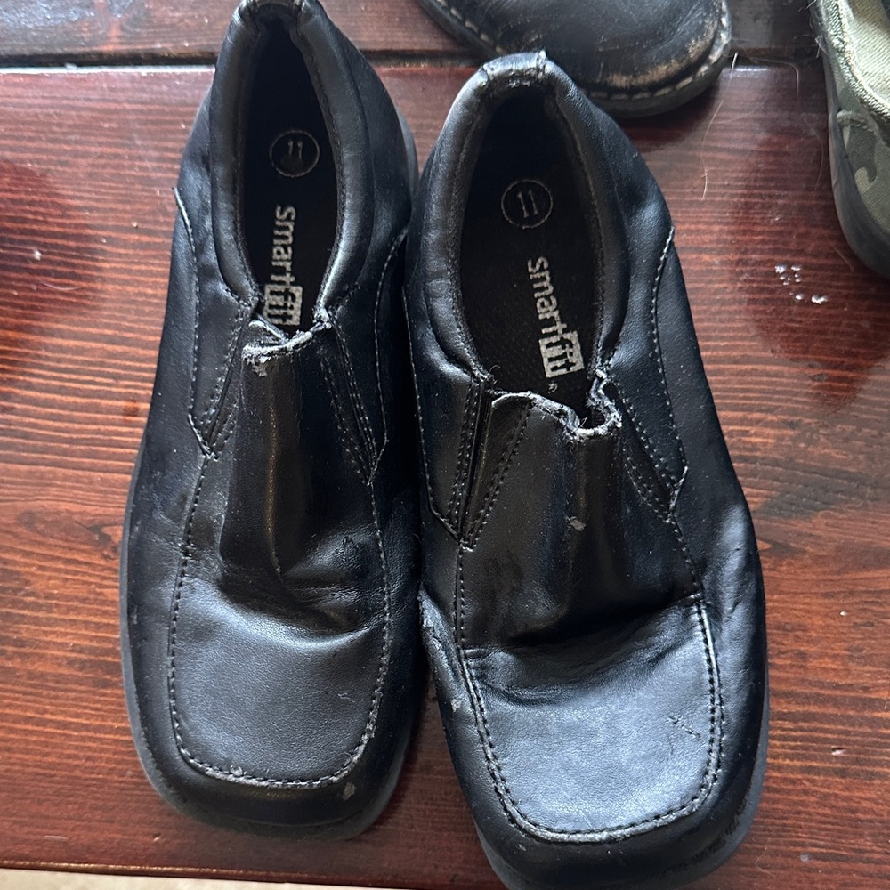 SmartFit toddlers  Classic Black Slip-On Loafers